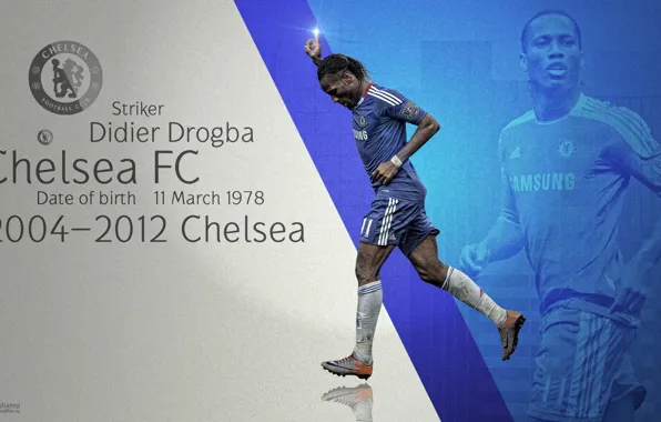 Picture goodfon, legend, adidas, striker, chelsea, samsung, cleats, Drogba