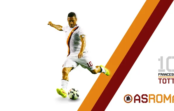 Wallpaper, sport, football, player, AS Roma, Francesco Totti