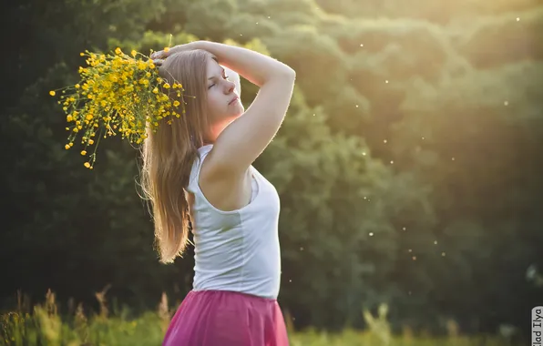 Girl, the sun, photographer, girl, photography, photographer, Ilya Klad, Ilya Baggage