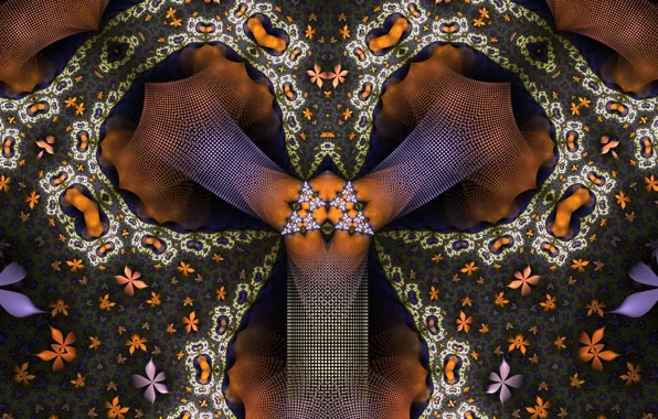 Picture Pattern, Flowers, Fractal