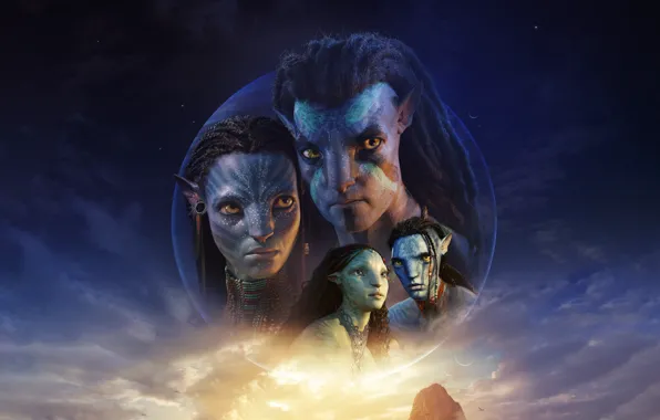 Picture Girl, Avatar, Neytiri, Beautiful, Water, Alien, Warrior, Queen