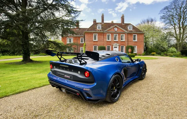 Auto, blue, house, Lotus, Requires