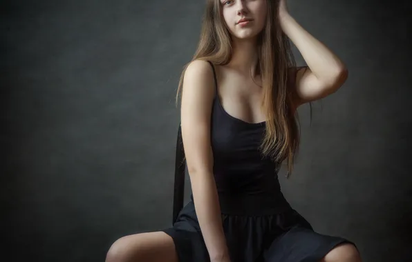 Smile, portrait, legs, sponge, Anya, retouching, Ilya * Filimoshin