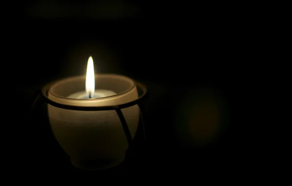 Macro, background, candle