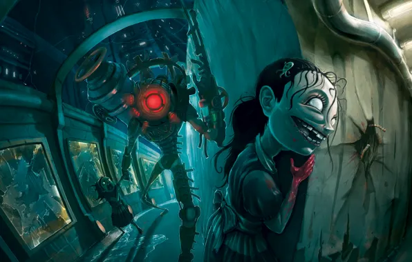 Picture bioshock 2, little sisters, Little Sister