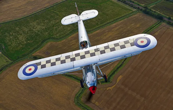 Fighter, Biplane, 1931, RAF, Hawker Fury