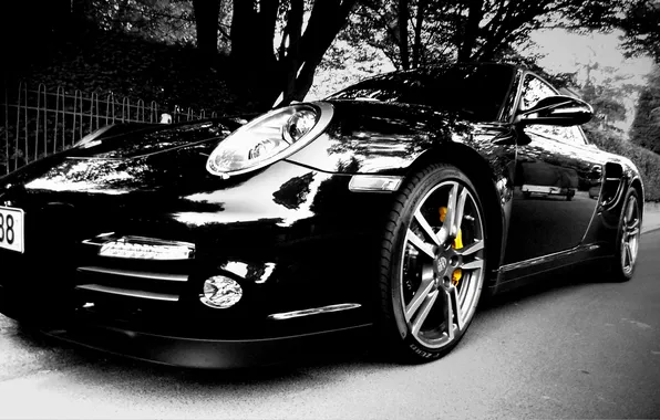 Picture auto, street, City, cars, auto, wallpapers, cars wall, Porshe Turbo