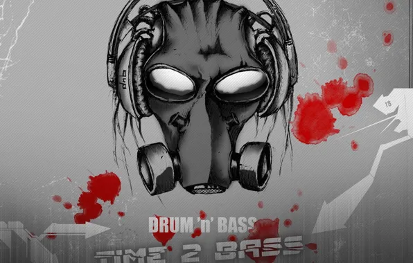 Blood, predator, mask, time to bass, drum &#39;bass