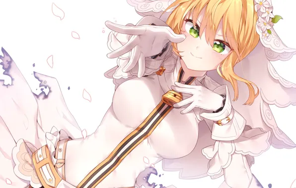 Anime, art, character, the saber, Fate Grand Order