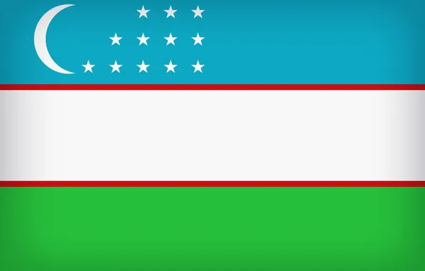 Picture Flag, Uzbekistan, Flag Of Uzbekistan, Uzbekistan Large Flag, Uzbek