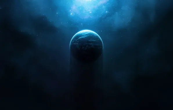 Stars, Halo, Space, Planet, Concept Art, Destiny, Science Fiction, Environments