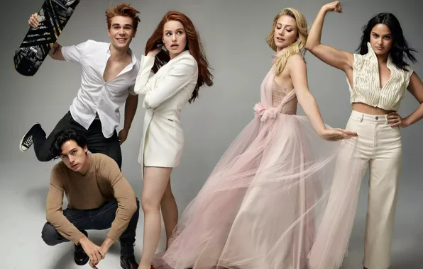 Wallpaper Camila Mendes, Cole Sprouse, Lili Reinhart, Madelaine Petsch ...