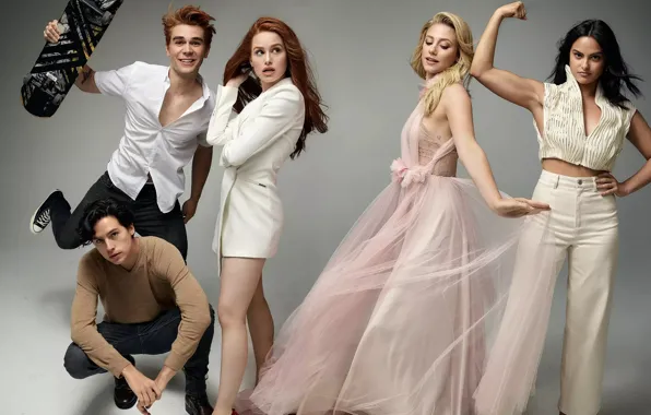 Picture Camila Mendes, Cole Sprouse, Lili Reinhart, Madelaine Petsch, K.J. Apa