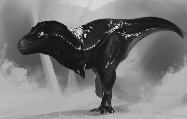 Background, dinosaur, predator