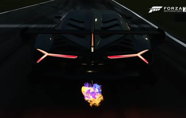 HDR, Lamborghini, Fire, Night, Game, Backlight, Veneno, Lamborghini Veneno