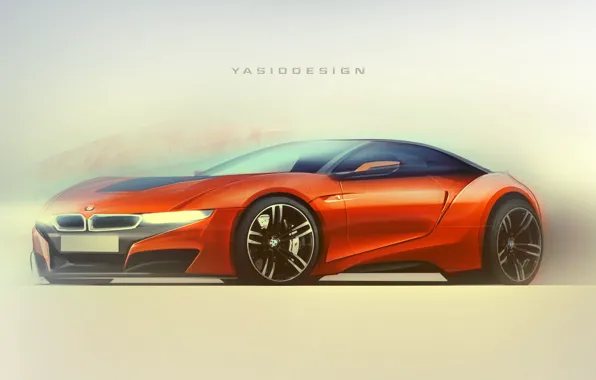 Auto, Figure, Machine, Art, Art, Rendering, BMW Z4, Yasid Design