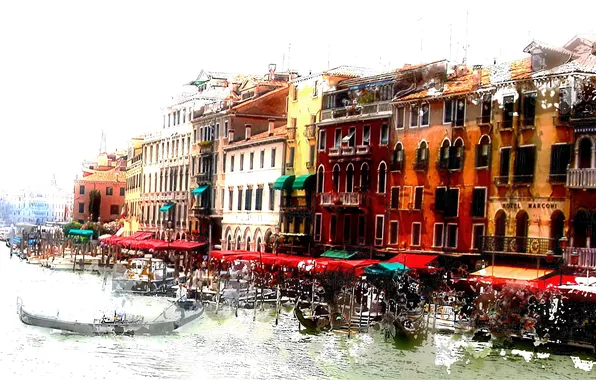 Italy, Venice, Grande canal