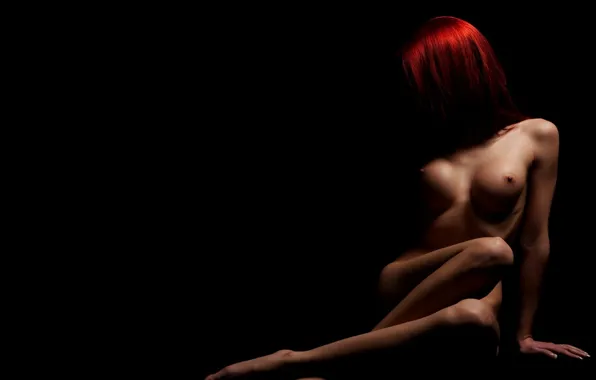 Silhouette, big Breasts, black background, silhouette, naked girl, big breasts, naked girl, black background