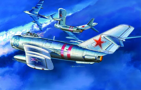 THE SOVIET AIR FORCE, OKB Mikoyan and Gurevich, The MiG-17, Fresco, Soviet jet fighter