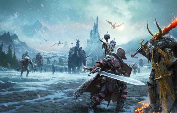 Chaos, chaos, Archaon Seaspray, The Wanderer's Wulfric, Warhammer Fantasy Battle