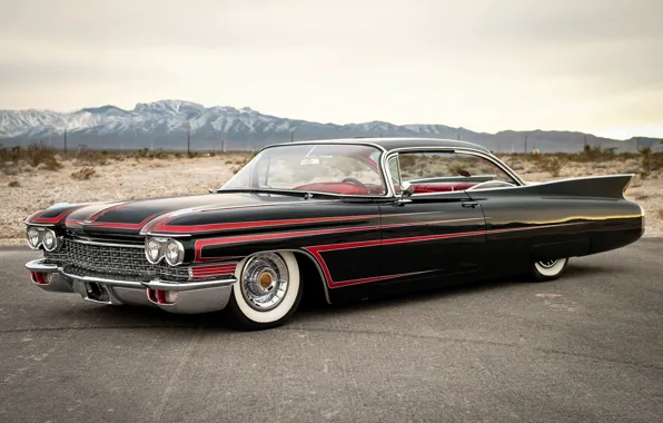 Retro, Cadillac, 1960, classic, the front