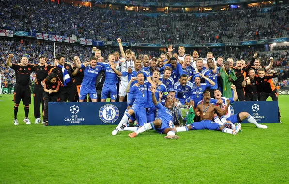Field, grass, joy, England, 2012, the final, Cup, Champions League