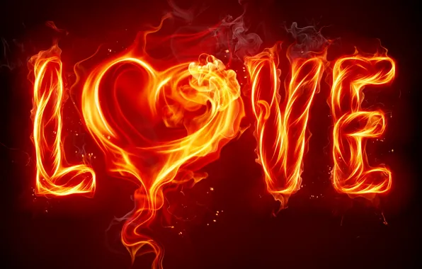 Fire, abstraction, love