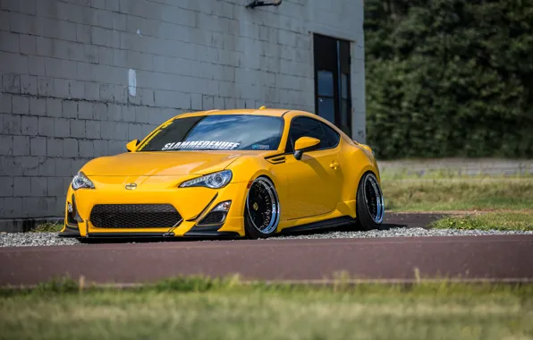 Picture yellow, scion, fr-s