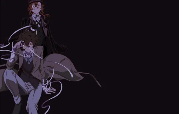 Picture background, hat, guy, Bungou Stray Dogs