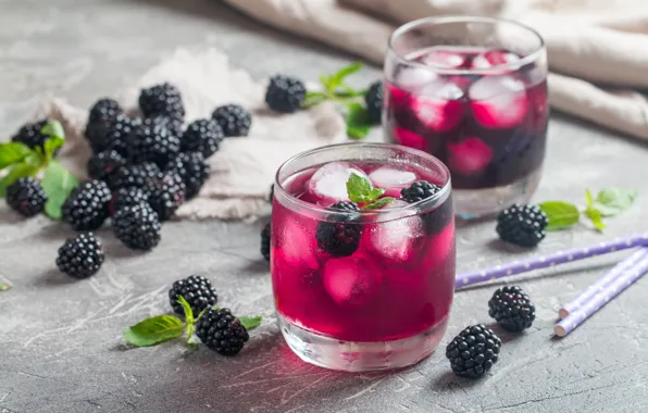 Glasses, drink, BlackBerry