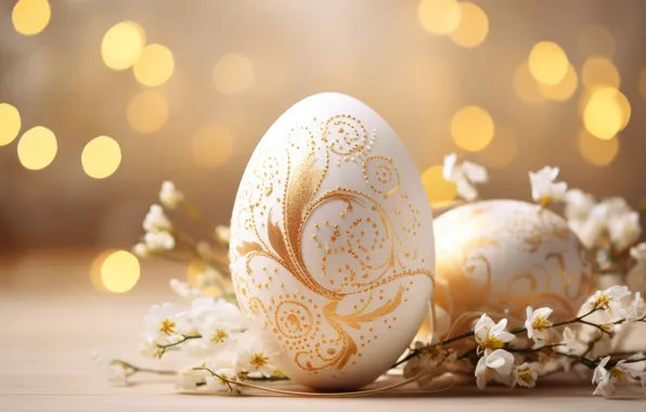 Holiday, eggs, spring, Easter, painted, eggs, composition, AI art