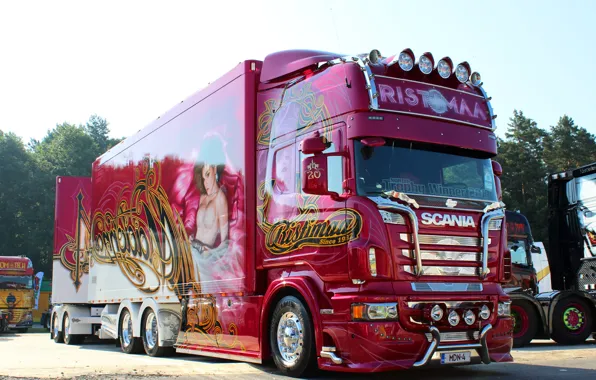 Red, Tuning, Scania, Topline, Scsnia R, BDF