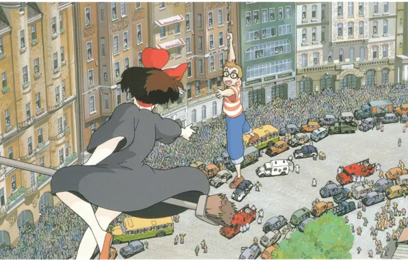 Machine, the city, people, street, the crowd, glasses, guy, salvation