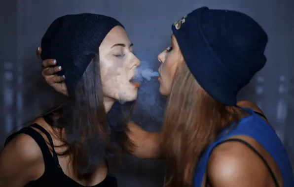 Girls, passion, smoke, photographer, smoke, Dmitry Plekhanov