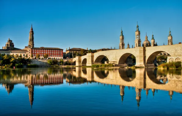 Bridge, Spain, Zaragoza, Zaragoza