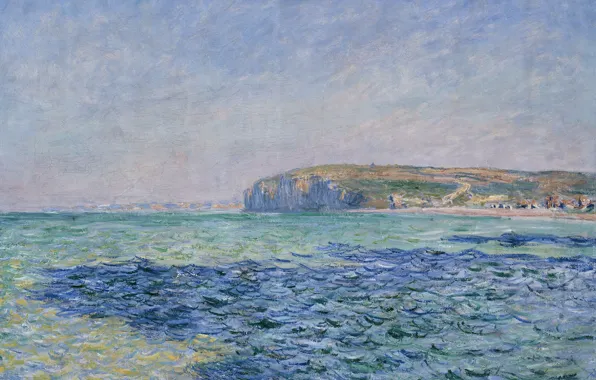 Picture landscape, picture, Claude Monet, Shadows on the Sea in Purvile