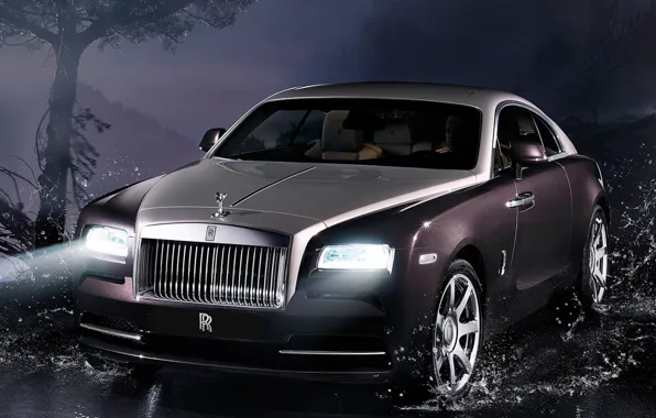 Machine, Rolls-Royce, the front, rolls-Royce, Wraith, Wright