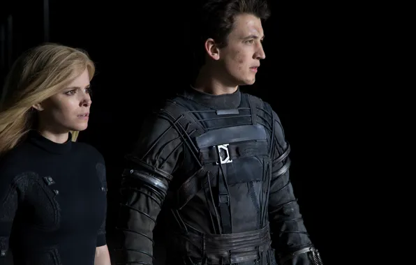 Fiction, frame, Kate Mara, Fantastic Four, Sue Storm, Reed Richards, Miles Teller, Miles Teller