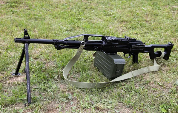 Picture machine gun PKP, Pecheneg, Pecheneg