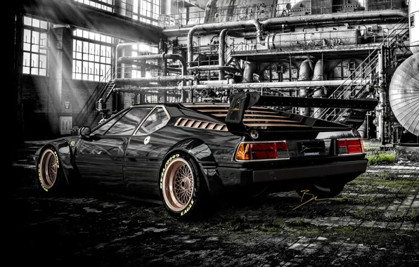 Auto, BMW, Machine, Rendering, Concept Art, BMW M1, Benoit Fraylon, by Benoit Fraylon