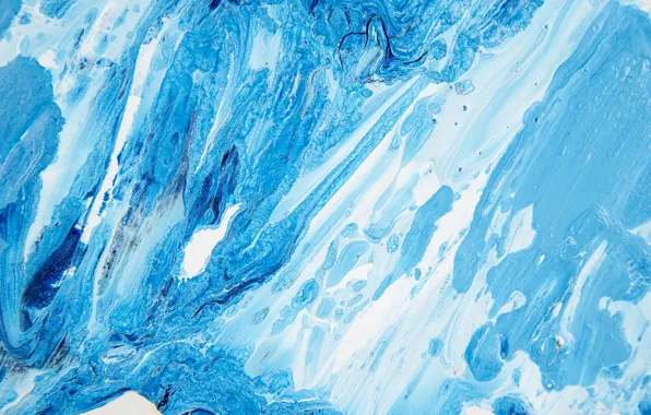 Paint, paint, texture, blue, spot, palette, strokes, mix
