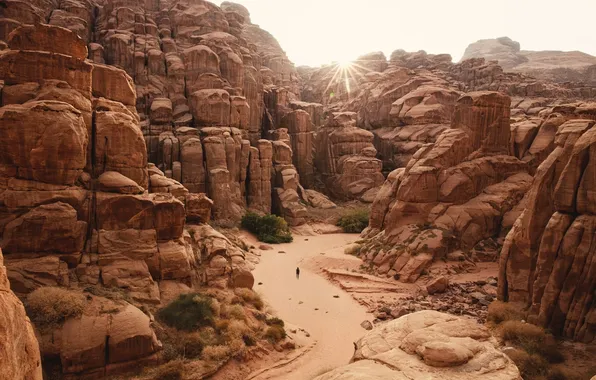 Rocks, Desert, zan, dmen, arabia
