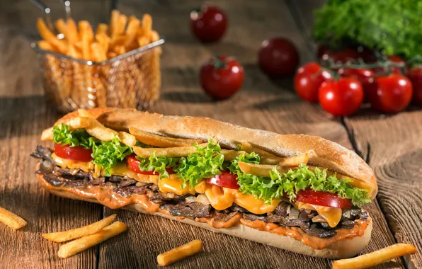 Picture tomatoes, hamburger, potatoes, free