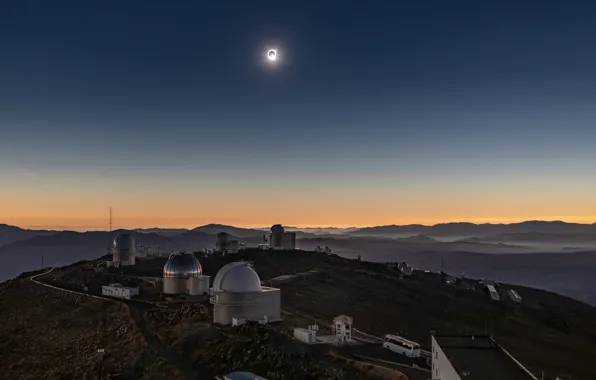 Star, Sun, eclipse, Eclipse, Observatory, Chili, The Sun, THAT