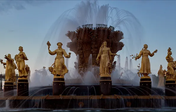 Beauty, Moscow, fountain, sculpture, Armenia, beautiful, Moscow, Armenia