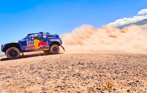 Sand, Dust, Sport, Volkswagen, Speed, Race, Lights, Red Bull