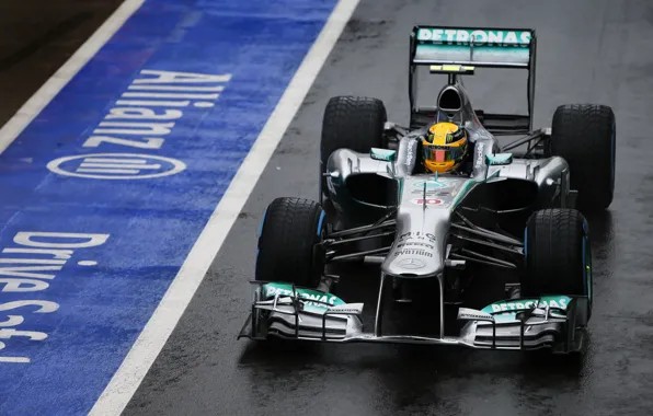 Race, Mercedes, the car, formula 1, Lewis Hamilton