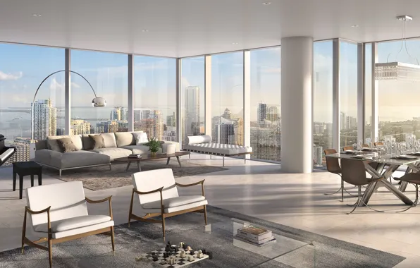 Picture design, style, interior, piano, megapolis, living room, dining room