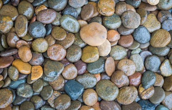 Beach, pebbles, stones, background, beach, texture, marine, sea