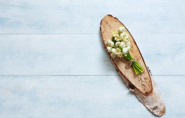 Wallpaper flowers, tree, bouquet, lilies of the valley for mobile and